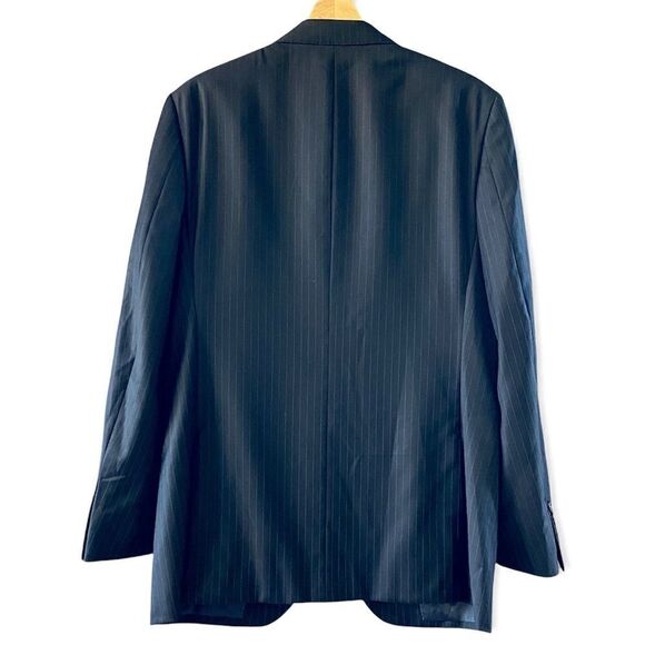 Mattarazi Uomo Wool & Cashmere Pinstripe Venezia Blazer 48 - Picture 3 of 9